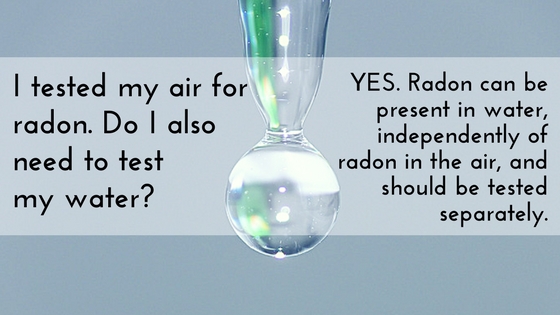water radon test faq